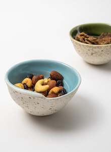 Corporate Gifting: Small Swirl Bowl & Spoon - Aqua