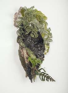Cathy Brickhill: Layers of Lichen - 3D Embroidery
