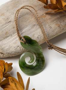 Carved Pounamu Manaia Pendant