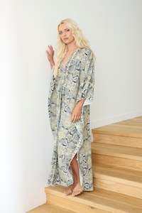 Criss Cross Kaftan SNAKESKIN