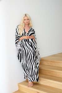 Kaftnd Clothing: Criss Cross Kaftan ZEBRA