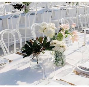 Stonewash Linen Tablecloth Oversize Rectangle – White