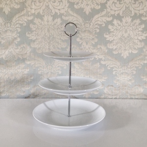 3 Tier Cake Stand White