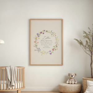 The Wildflowers - Birth Poster