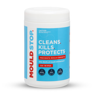 Products: MOULD STOP Surface Cleaner and Protectant Wipes, Tub of 120