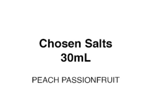 Vape Juice E Liquid: Chosen Salts - Peach Passionfruit 30ml