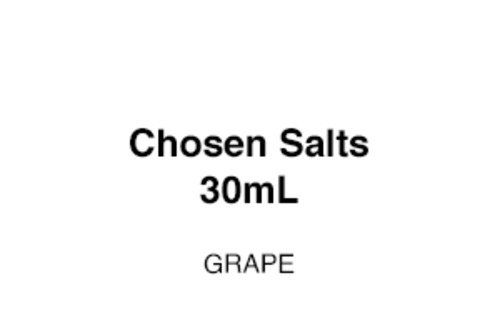 Vape Juice E Liquid: Chosen Salts - Grape 30ml