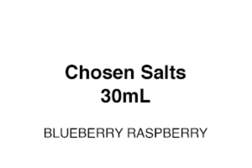 Vape Juice E Liquid: Chosen Salts - Blueberry Raspberry 30ml