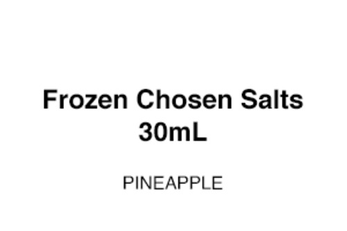 Vape Juice E Liquid: Frozen Chosen Salts - Pineapple 30ml