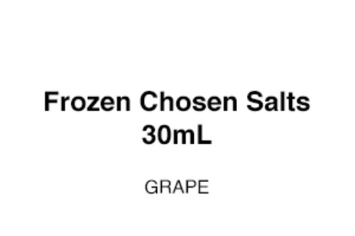 Vape Juice E Liquid: Frozen Chosen Salts - Grape 30ml