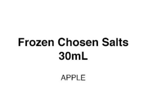 Vape Juice E Liquid: Frozen Chosen Salts - Apple 30ml
