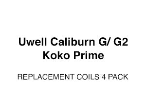 UWELL Caliburn G/G2/Koko Prime Replacement Coils (4 Pack)