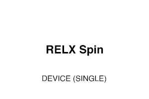 RELX Spin Vape Device (Single)