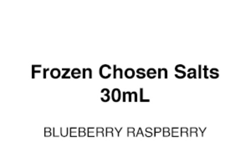 Vapes Over 25: Frozen Chosen Salts - Blueberry Raspberry 30ml