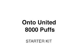 Onto United 8000 Puffs Starter Kit