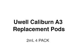 Vapes Under 25: UWELL Caliburn A3 Replacement Pods 2ml (4 Pack)