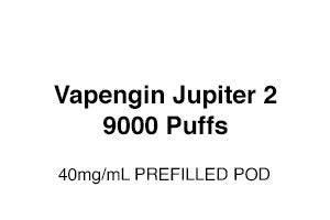 Vapes Under 15: Vapengin Jupiter 2 9000 Puffs Prefilled Pod