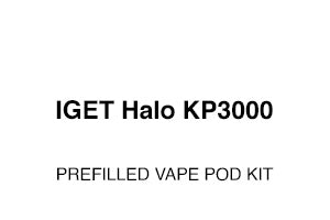 IGET HALO KP3000 Prefilled Vape Pod Kit