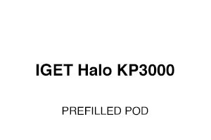 Vapes Under 15: IGET HALO KP3000 Prefilled Pod