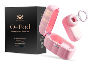 Waterproof: O-Pod Suction Vibrator