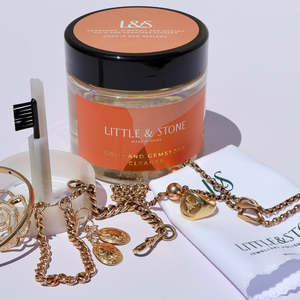 Living: Little & Stone | Gold & Gemstone Cleaning kit