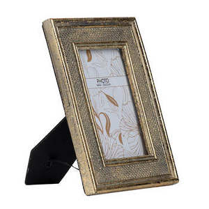 Living: Antique Gold Photo Frame