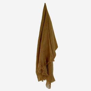 Living: CC Interiors | Old Gold Throw