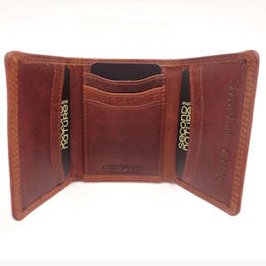 Second Nature Leather | Leather Tri-Fold Wallet