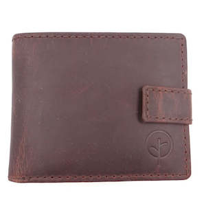 Second Nature Leather | Men's Leather Wallet with Tab Fastener