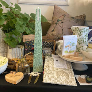 Bathroom: Living Light Candles | Festive Pine Green Icicle Candles