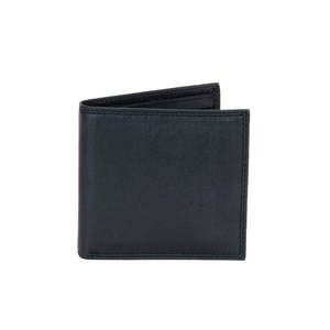 Accessories: Greenwood Leather | 'Auckland' Men’s Bifold RFID Wallet – Black