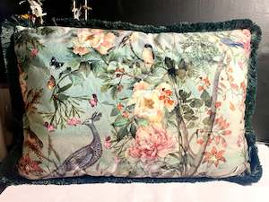 Bedroom: MM Linen | Chinoiserie 60x40cm Cushion