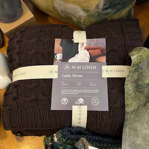 MM Linen | Cable Throws