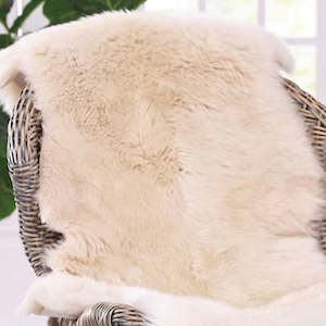 Bedroom: MM Linen | Ivory Sheepskin Rugs