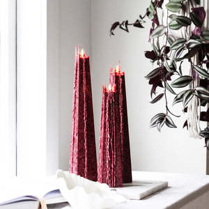 Candle: Living Light Candles | Pinot Noir Icicle Candles