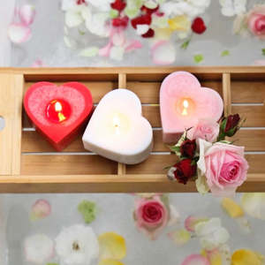 Candle: Living Light Candles | Heart Candle | Assorted Fragrances