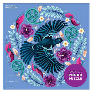 Books: Catherine Marion | Tuneful Tui  - Round 1000 piece Jigsaw