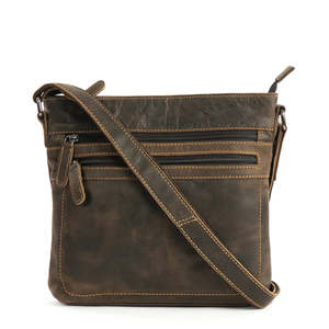 Living: Greenwood Leather | Brown Ladies Handbag