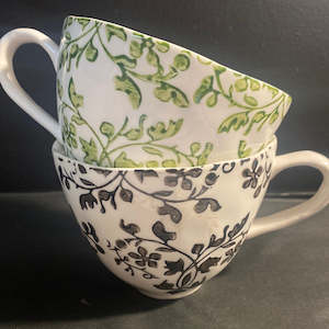 Hand Painted Florentine Cups