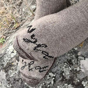 Wyld 100 New Zealand Woollen Apparel: Wyld | Casual Socks Possum - New Yarn