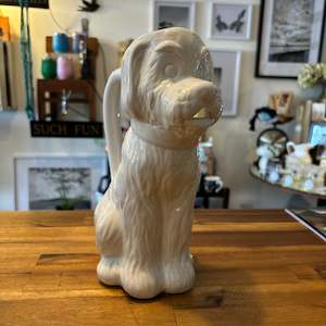 White Dog Jug