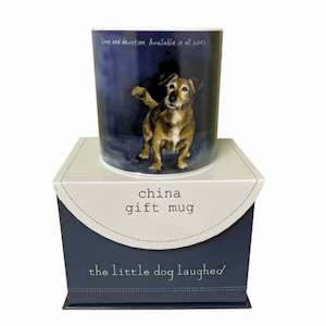 Kitchen Dining: Little Dog Laughed | Love & Devotion Boxed Mug