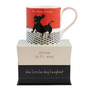 Little Dog Laughed | Happy Sausage Mug
