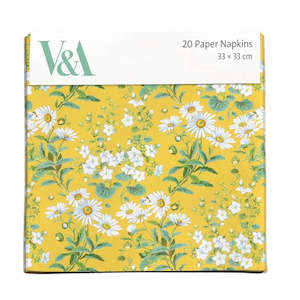 Yellow Daisies Napkin by Museums & Galleries