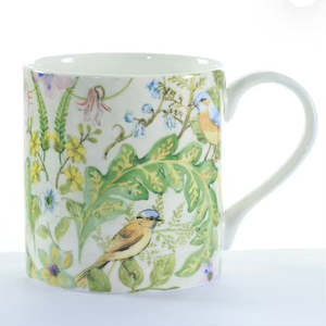 MM Linen | Bird Song Bone China Mug