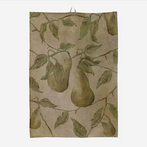 Branche de Poire Linen Tea Towels