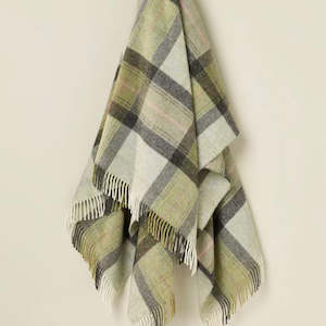 Exquisite Wool Traders | NZ Pure Wool Collection Skye Green Throw