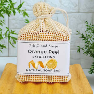 Locally Made 1: 7th Cloud | Orange Peel Soap in Bag