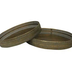 Golden Metal Trays