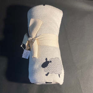 Kids Baby: 100% Cotton Sheep Throw